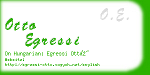 otto egressi business card